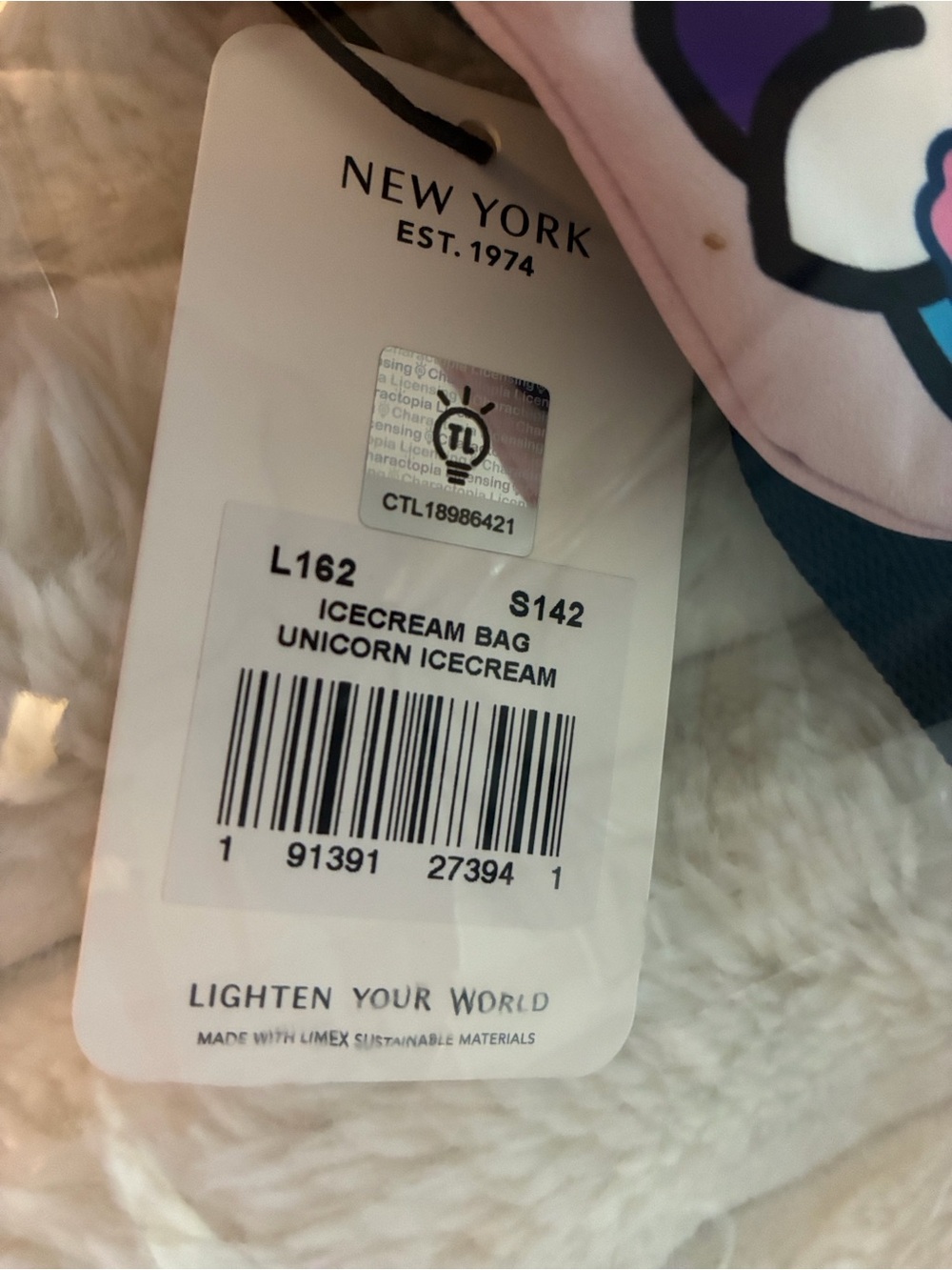 LeSportsac x tokidoki Pink Unicorn Snow Cone Crossbody Concert Bag - Picture 11 of 12